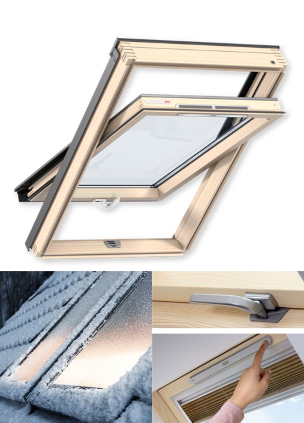 Мансардне вікно Velux Комфорт GLR 3073B