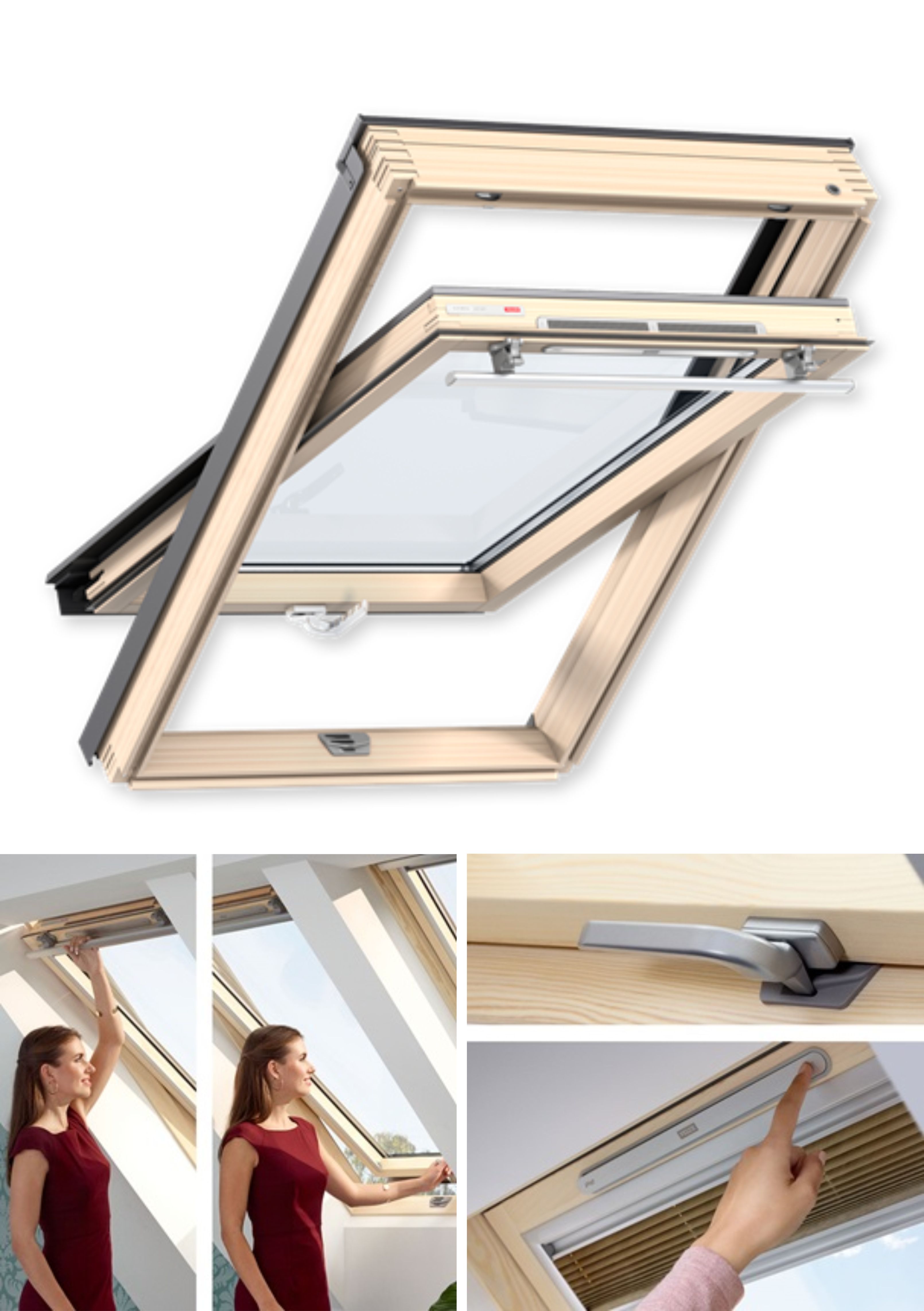 Мансардне вікно Velux Комфорт GLR 3073BT