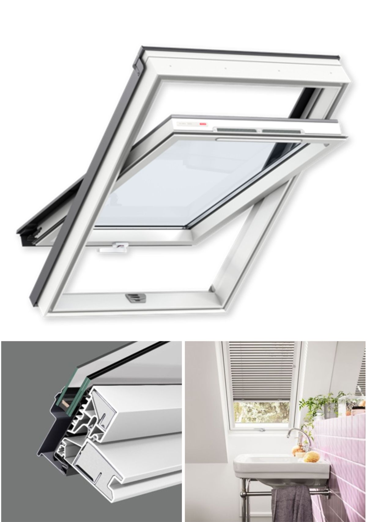 Мансардне вікно Velux Комфорт ПВХ GLP 0073B